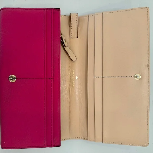 Kate Spade Wallet Bright Rose - Picture 11 of 13